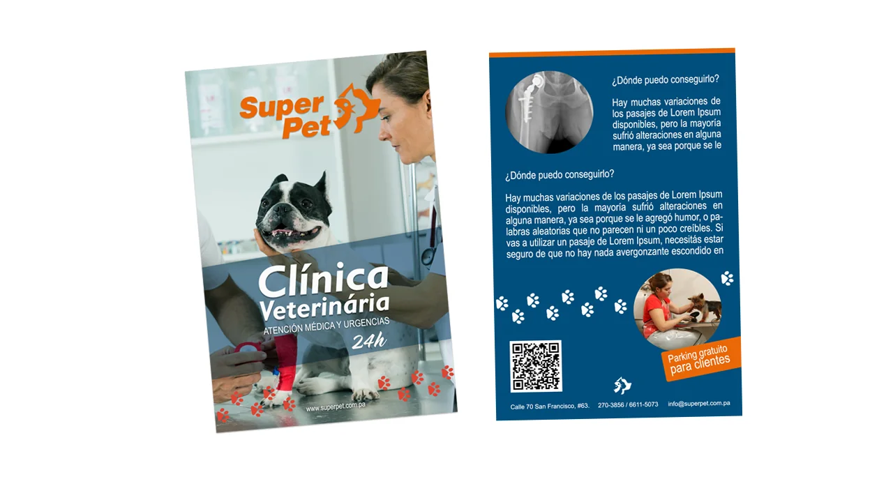 Super Pet · Material informativo